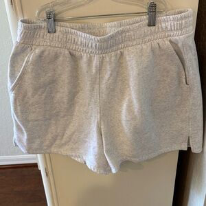 Calvin Klein Performance Light Gray Athletic Lounge Shorts